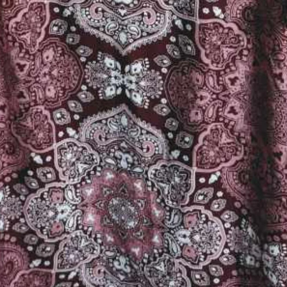 WEEKEND SUZANNE BETRO womens Cold Shoulder Blouse Pink Red 2X - Picture 2 of 6